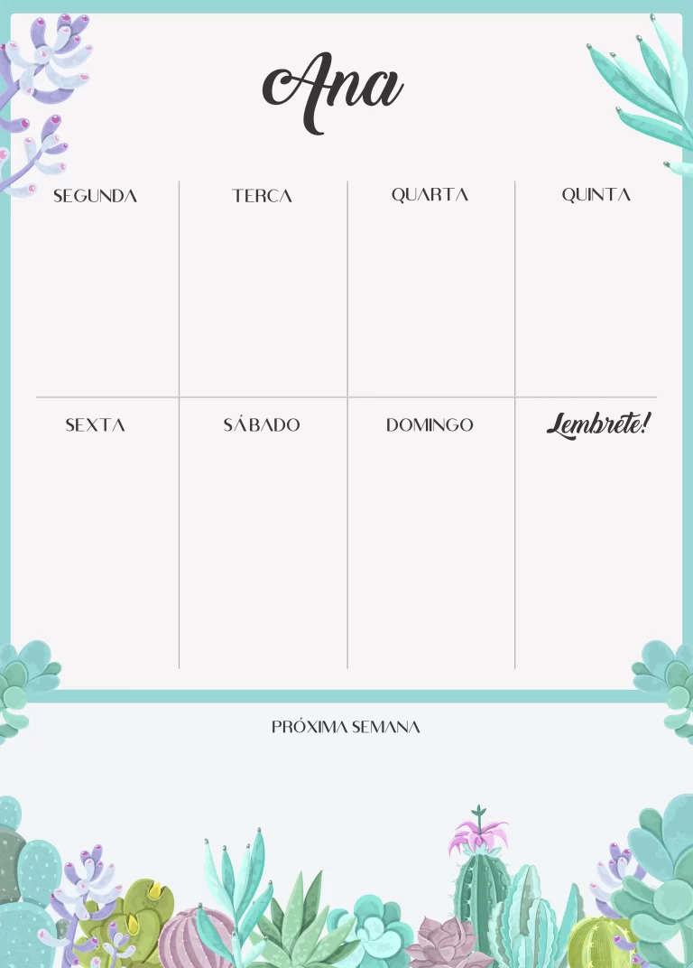 Produto Workshop Magnetico Planner Floral 2