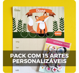 pack com 15 artes personalizáveis